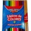 Proarte Lapices de Colores x 12 L.. Hex.+ 2 Gra.